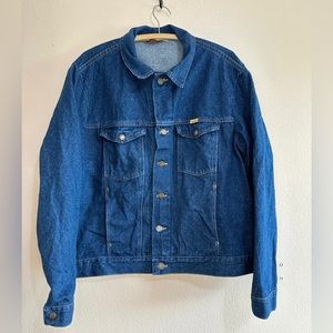 Vintage Rustler Denim trucker Jacket XL
